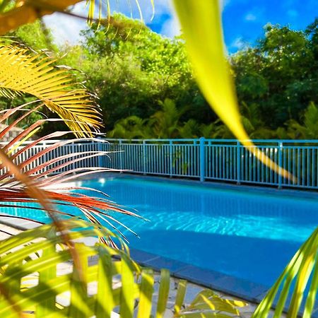 Magnifique Appartement Fleurs Caraibes - 6 Personnes En Residence Avec Piscine Privee - Sainte Anne Exterior photo